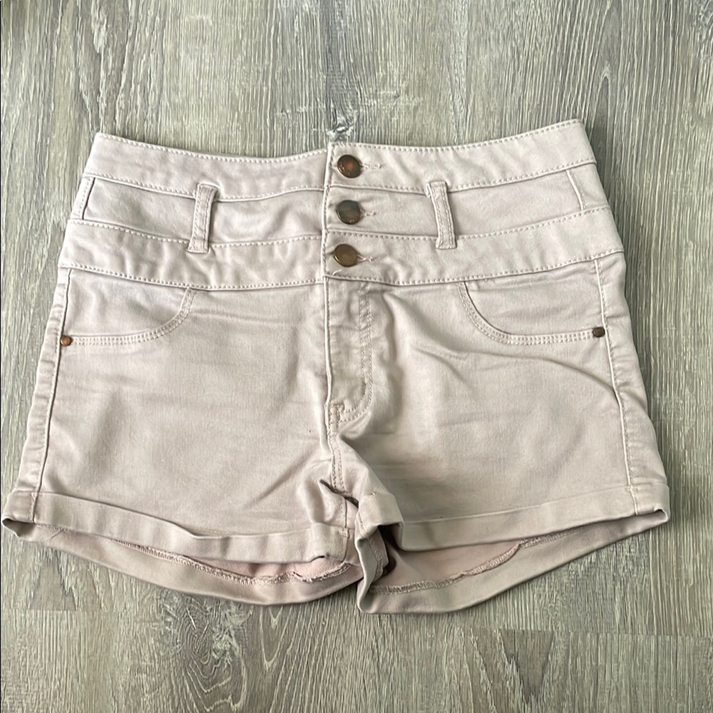 Women's Cream Shorts